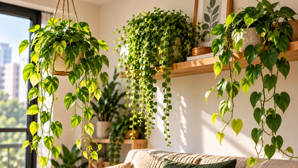 O que são plantas pendentes?